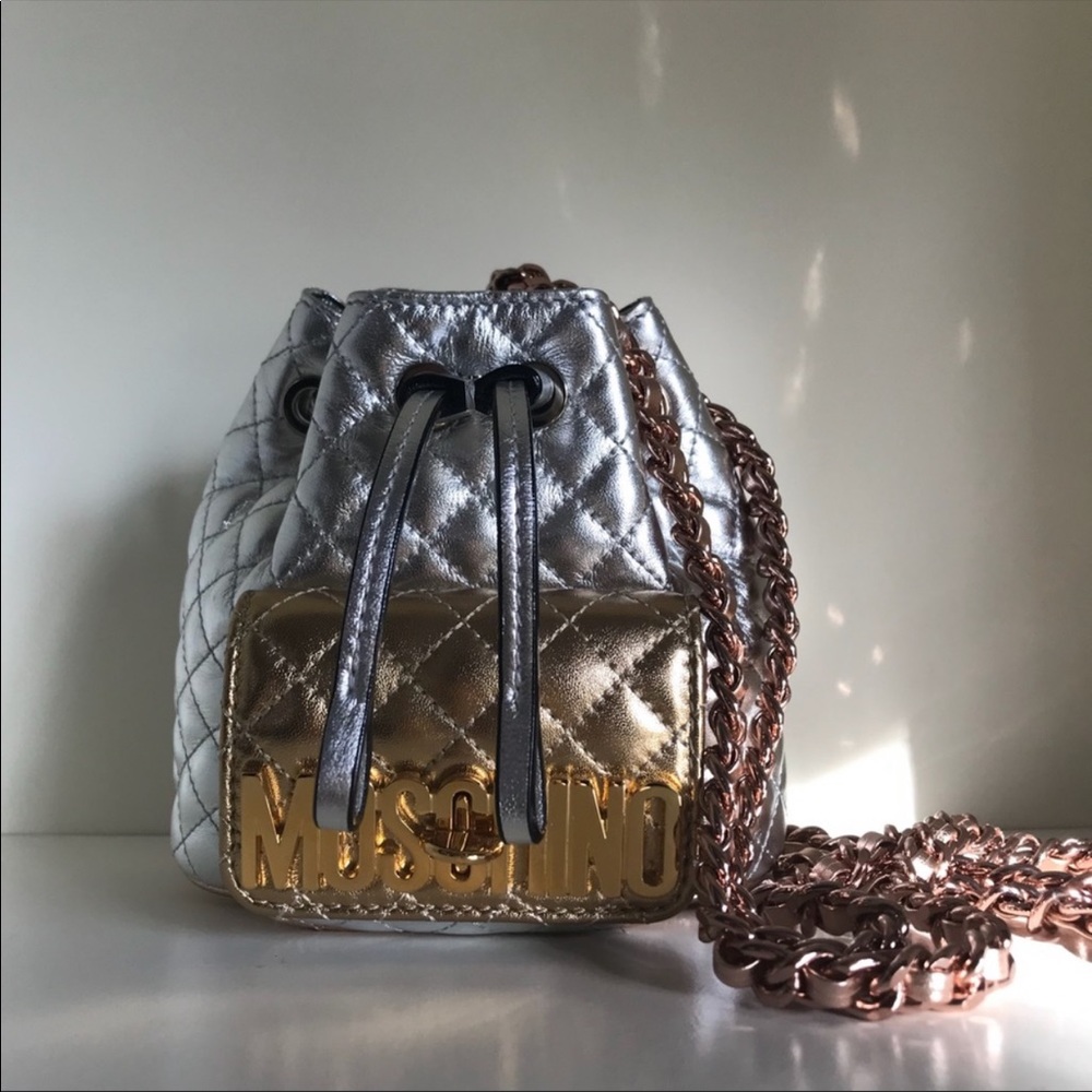 New Moschino mini quilted backpack - Picture 9 of 14